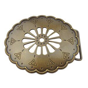 Navajo-Inspired Belt Buckle